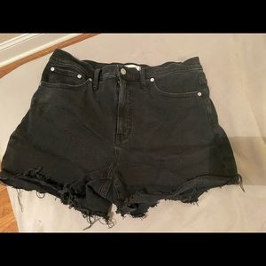 Black madewell shorts